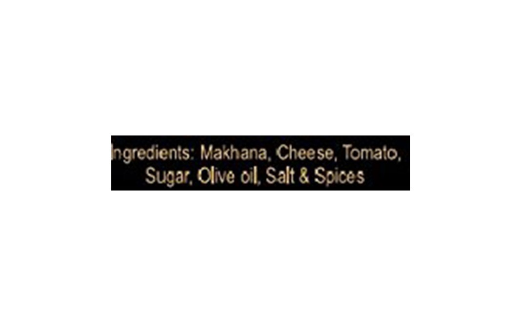 Arab Makhana Prepared Olive Oil Fox Nuts Cheese Tomato Flavour   Plastic Jar  80 grams